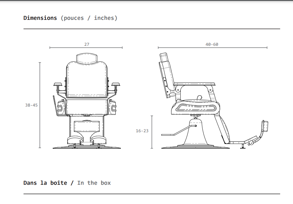 Knox Barber Chair