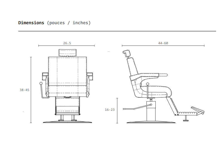 Pacific Barber Chair