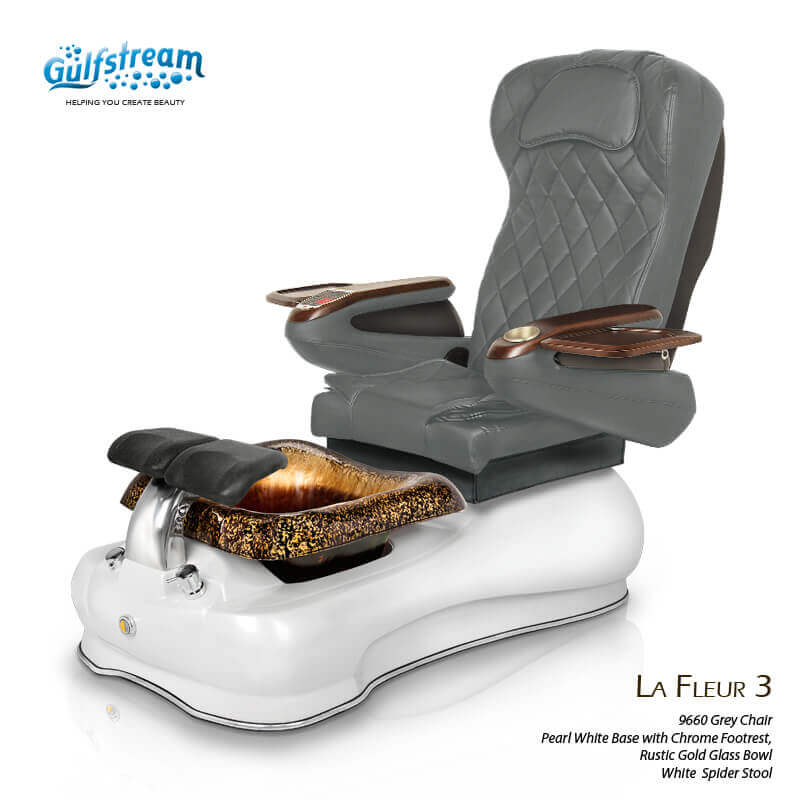 La Fleur 3 Deluxe Pedicure Chair