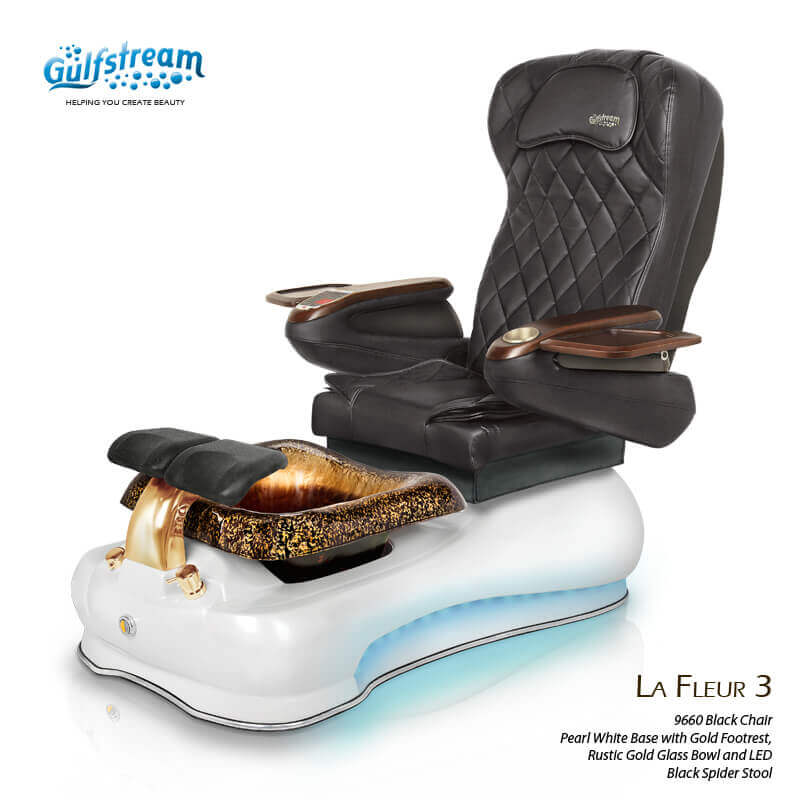 La Fleur 3 Deluxe Pedicure Chair