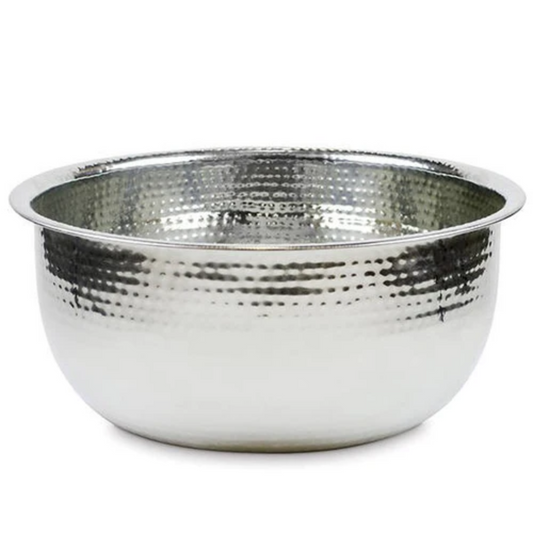 Hammered Stainless Steel Pedicure Bowl