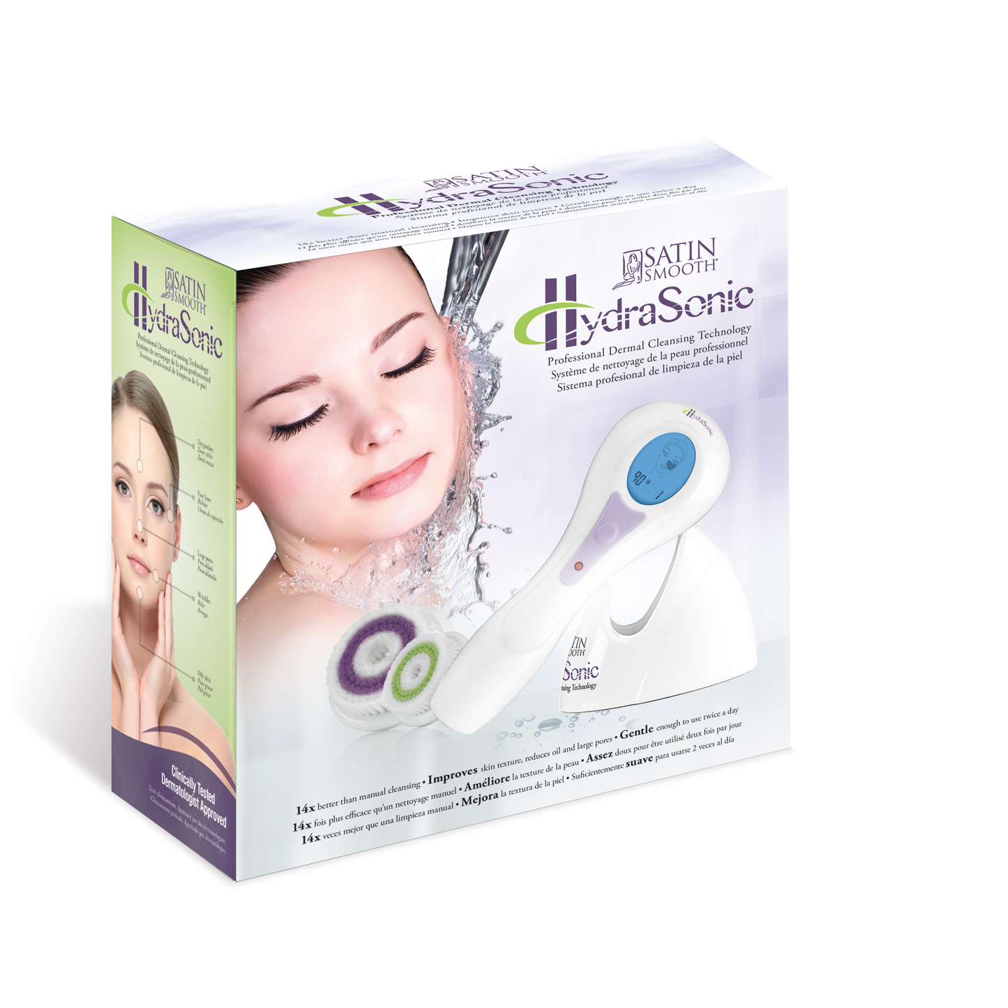 Satin Smooth HydraSonic Facial Cleansing Machine