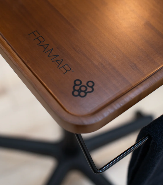 Framar Bamboo Tray Top Trolley