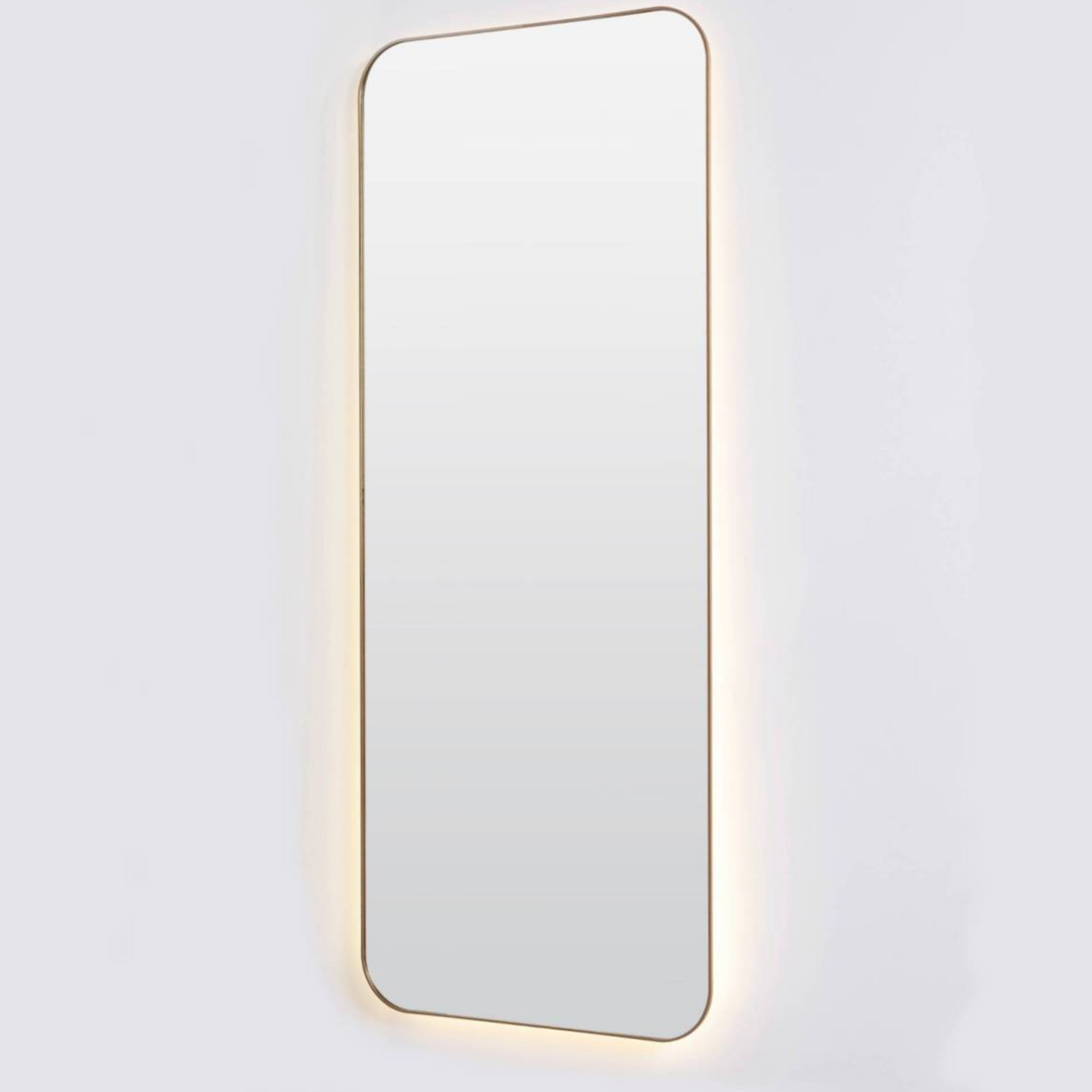 Jackson Wall-Mount LED Mirror (Gold)