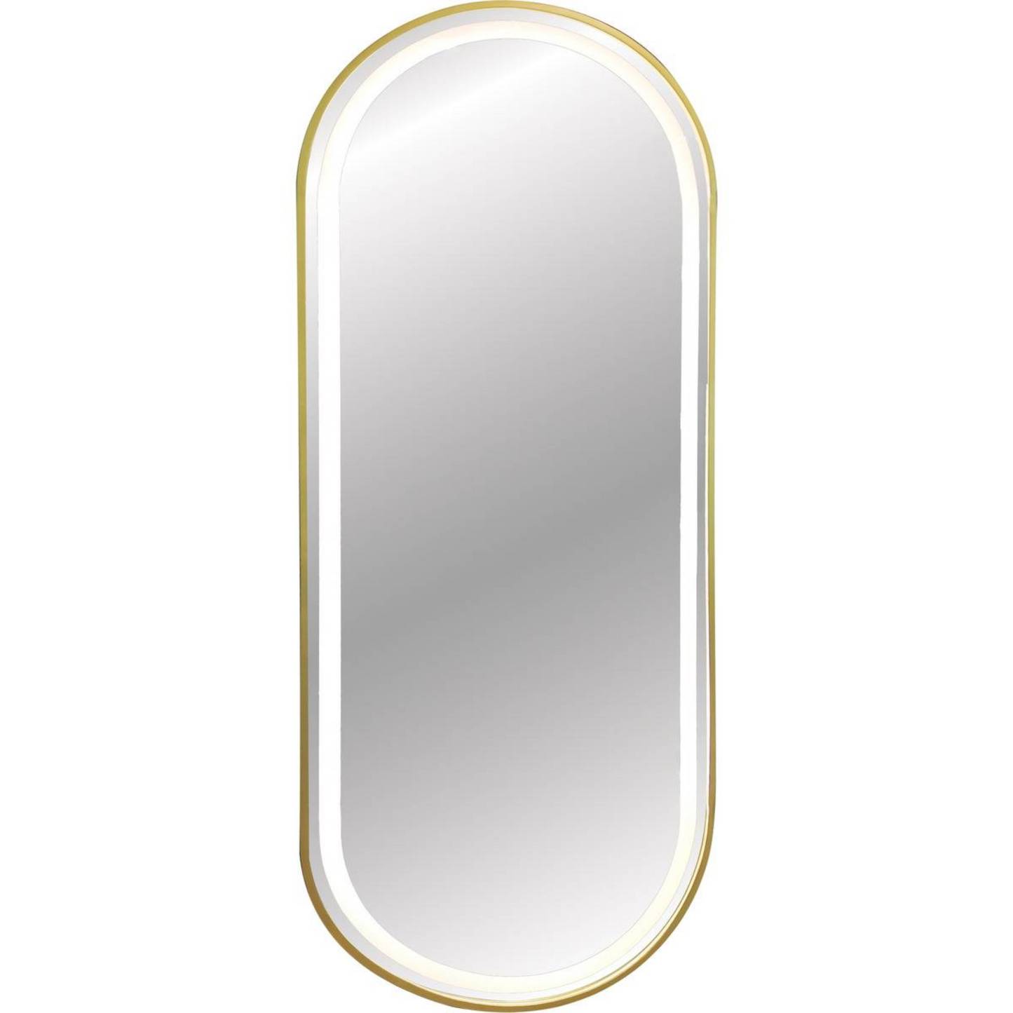 Griffin Wall-Mount LED Mirror (Gold)