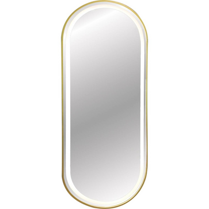 Griffin Wall-Mount LED Mirror (Gold)