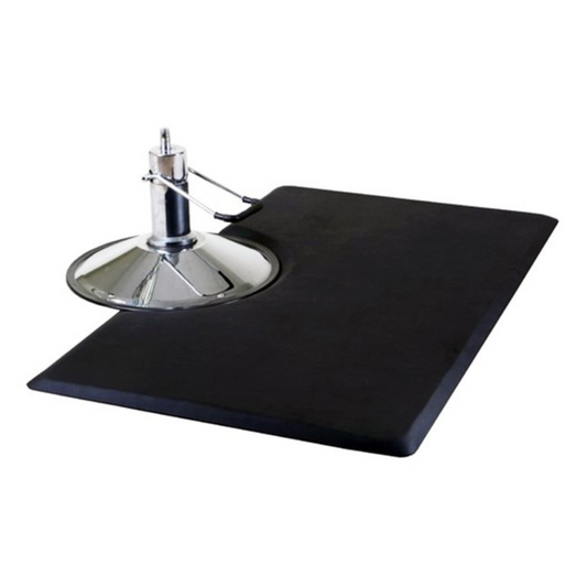 Anti Fatigue Salon Mat with Circle Chair Indent